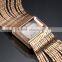 Elegant Rose Gold Analog Tassel Brass Bracelet Quartz Women Lady Watch