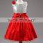 girls elegant flowers sequined bow celebrity princess dress child wedding vestidos kids party clothing dance performance costume