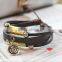 wholesale lovely leather bracelet fashion leather charm bracelet