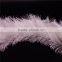 white 100% polyester feather knitting yarn , with heat setting , feather knitting yarn
