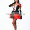 2015 Sexy ladies fancy dress Halloween Carnival queen of hearts costume