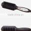 Black Auto Electric Hair Curling Brush With Hair Straightener Function