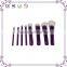 Factory hot sale 8 piece metal handle synthetic hair foundation cosmetic makeup brush kit