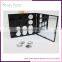 Pro 12 Pans Large Black Empty Magnetic Makeup Palette with Mirror