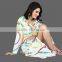 Cotton beach wear of sequins embroidery