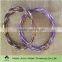 handmade diamond colored aluminum wire