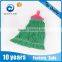 green recycled cotton Wet mop head with loop end