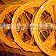 Wheel rims for wheelbarrow