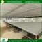 Hot selling galvanized adjustable movable rolling nursery bench