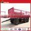 Heavy duty European type single or two axle platform full trailers mini truck transport cargo box drawbar trailer