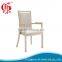 White leather cheap waiting room chair with comfotable back