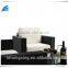 Outdoor patio resin wicker espresso conversation deck couch cheap fancy sofa set