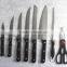 stock lot stock lot 9pcs kitchen knife set , kitchen knives set, HG150528 Low price stock