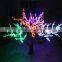 Commercial outdoor waterproof iron trunk color changing led cherry blossom tree light