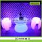 High Quality 16 color change rechargeable Bar Stool Led Stool / Led Cube Seat Lighting