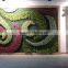 artificial plain style green plant wall for landscaping design from Dongguan ESTE LGH15-07