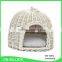Newest disposable classic white wicker cat basket