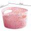 Plastic Basket for Storage Sundries with Handle, Plastic Lace Basket