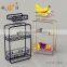 2016 Kitchen Storage Organizer Hot Sale Metal Hanging 3 Tier Fruit Basket Stand