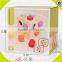 wholesale educational wooden shape sorting box toy, funny Wooden sorting box toy, colorful wooden sorting box toy W12D017