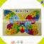 wholesale beautiful kids letters puzzle school teaching aid wooden kids letters puzzle high quality baby jigsaw W14B028