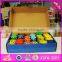 2016 new design children wooden splicing toy, wholesale fashion kids wooden splicing toy W03B055
