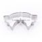 New Stainless Steel Christmas Sock Cookie Cutter Biscuit Chocolate Cookie Fondant Cake Mold Baking Tools