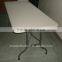 plastic folding rect table for outdoor discount promotion