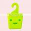 Smiling Face Shape Plastic Material PP Hanging Basket