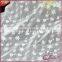 Lovely white heart and star design nylon elastic tricot fabric lace