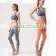 splicing 80% polyamide 20% elastane women's yoga capri leggings