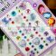High quality wholesale custom children DIY toy self adhesive acrylic craft scrapbooking gems stone sticker