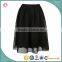 Wholesale women fancy plain black puffy mesh midi skirts