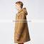 Men Wool Blended Hoody Horn-Button Coat