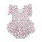 2017 Baby Girls Baseball Romper Baby Girl Clothes Newborn Girls Ruffle Bubble