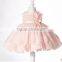 Wholesale European kids wear 2015 spring red flower girl dress sewing patterns
