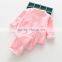 Autumn new style sweet flannel soft wholesale girl pajamas