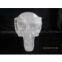 alien crystal skull, clear quartz crystal skull