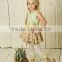 Mustard Pie cute girls boutique remake clothing sets polka dot print summer outfit