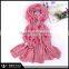 2016 New Fashion Chinese Knot Oversize Shawl Fringe Scarf