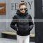 Wholesales Women Stand Collar Zipper Down Jacket For Ladies' Winter Outdoors