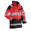 high visibility safety jacket windbreaker jacket winter jacket reflective strip