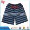 Gray Stripe Shorts Men Cotton Pyjama Twill Shorts ,korean style boys cross stripe pirate shorts