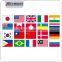 Printed sublimation custom cheap wholesale world country flag