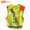 Custom traffic protection road way wearing safety kid vest for children