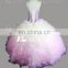 Custom Made Sweetheart Neckline Stone Beaded Patterns Ombre Ball Gown Quinceanera Dress