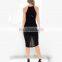 Dress online shopping Women Twist And Wrap dress in black