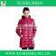 warm long down coat for woman in soft waterproof shell