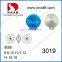 Jet color round rivoli point back crystal stones for fancy jewelry