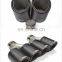 custom akrapovic exhaust dual carbon fiber exhaust muffler pipe/muffler tips